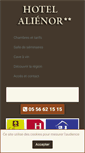 Mobile Screenshot of hotel-alienorlangon.fr
